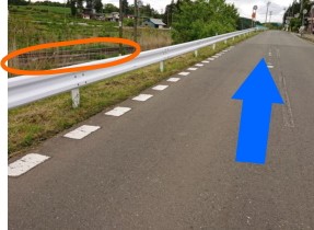 左側にIGRの線路の画像